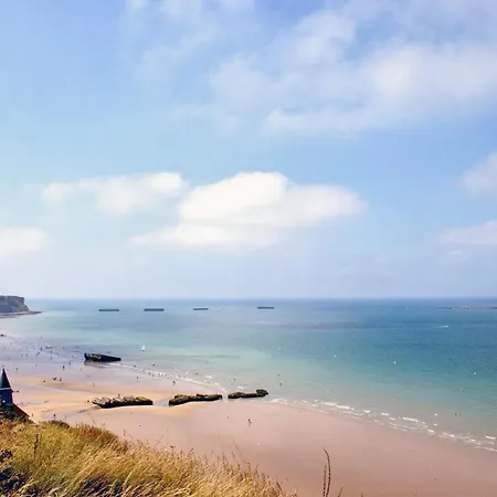 Prázdninový dům Chant Des Mouettes Maison Renovee Spacieuse Confort Grand Jardin Belle Terrasse Amenagee Parking 8 Personnes 4 Sdb 5 Wc A 10 Mn A Pied De La En Bessin Tous Commerces Restaurants Proche Omaha *